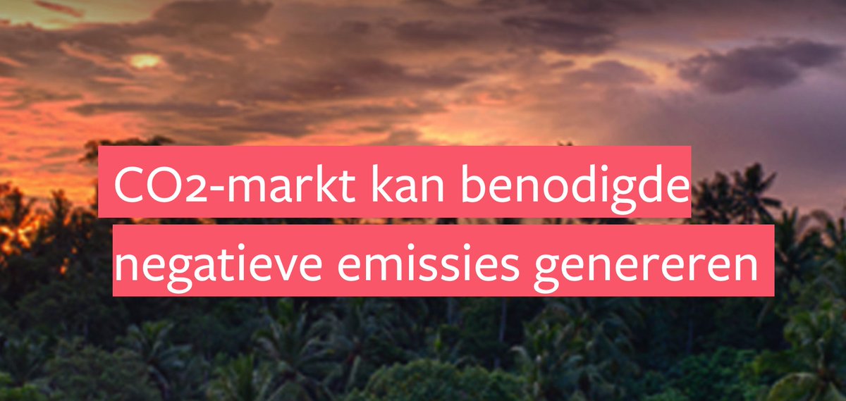 Mijn nieuwe column over de noodzaak van #negatieve emissies en #removals voor het 1,5 graden C doel, en de rol van de #CO2markt en koppeling aan het EU CO2-handelssysteem #ETS bij <a href="/Energiepodium/">Energiepodium</a> staat online: energiepodium.nl/artikel/co2-ma…