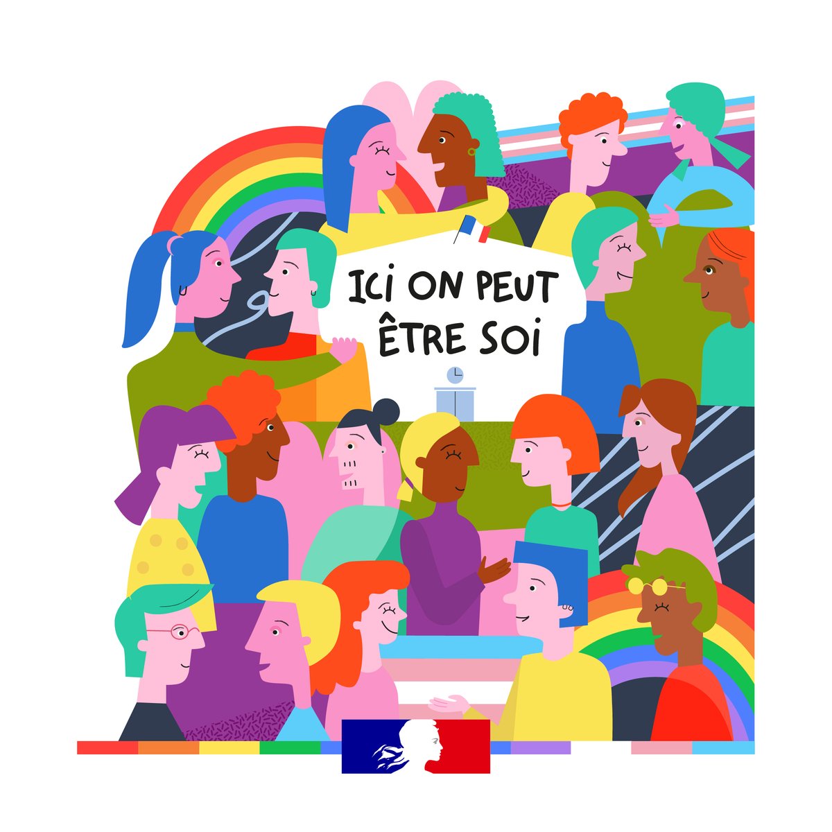 #17mai 🏳️‍🌈 <a href="/education_gouv/">Ministère Éducation nationale</a> lance la campagne nationale de prévention et de sensibilisation contre les LGBT+phobies : « Ici on peut être soi »

Un guide accompagne l'ensemble des personnels pour son déploiement au sein des établissements scolaires📍swll.to/P2Fr3hw