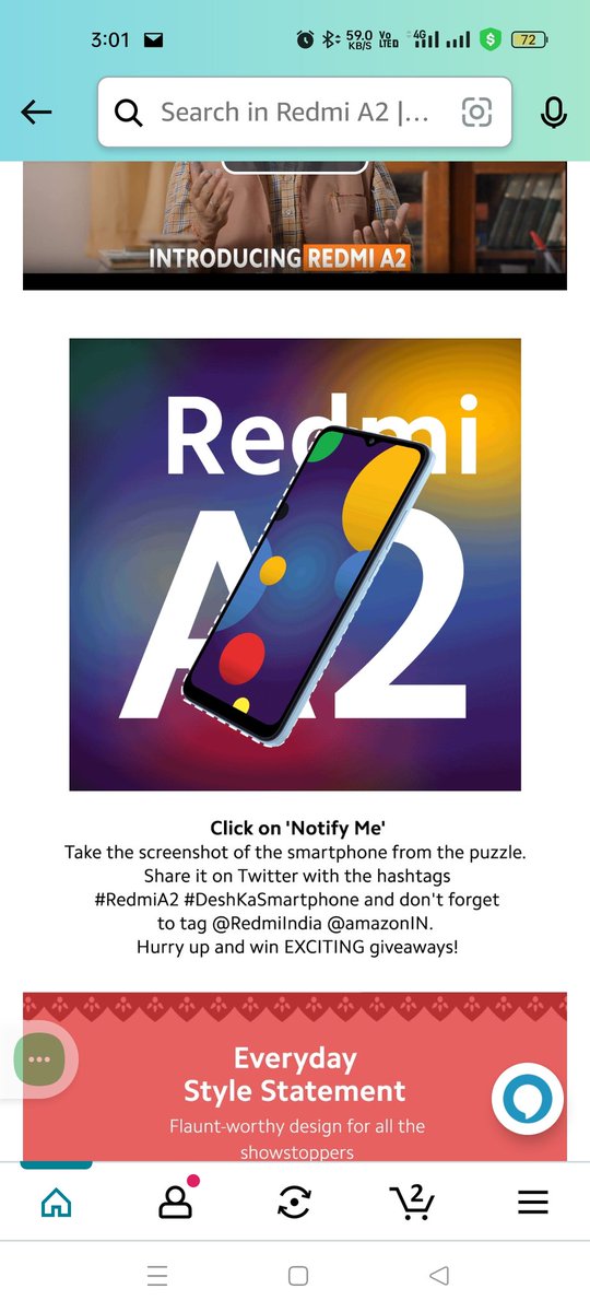 singh362's tweet photo. #RedmiA2 #DeshKaSmartphone https://t.co/l0CSHPgjNF