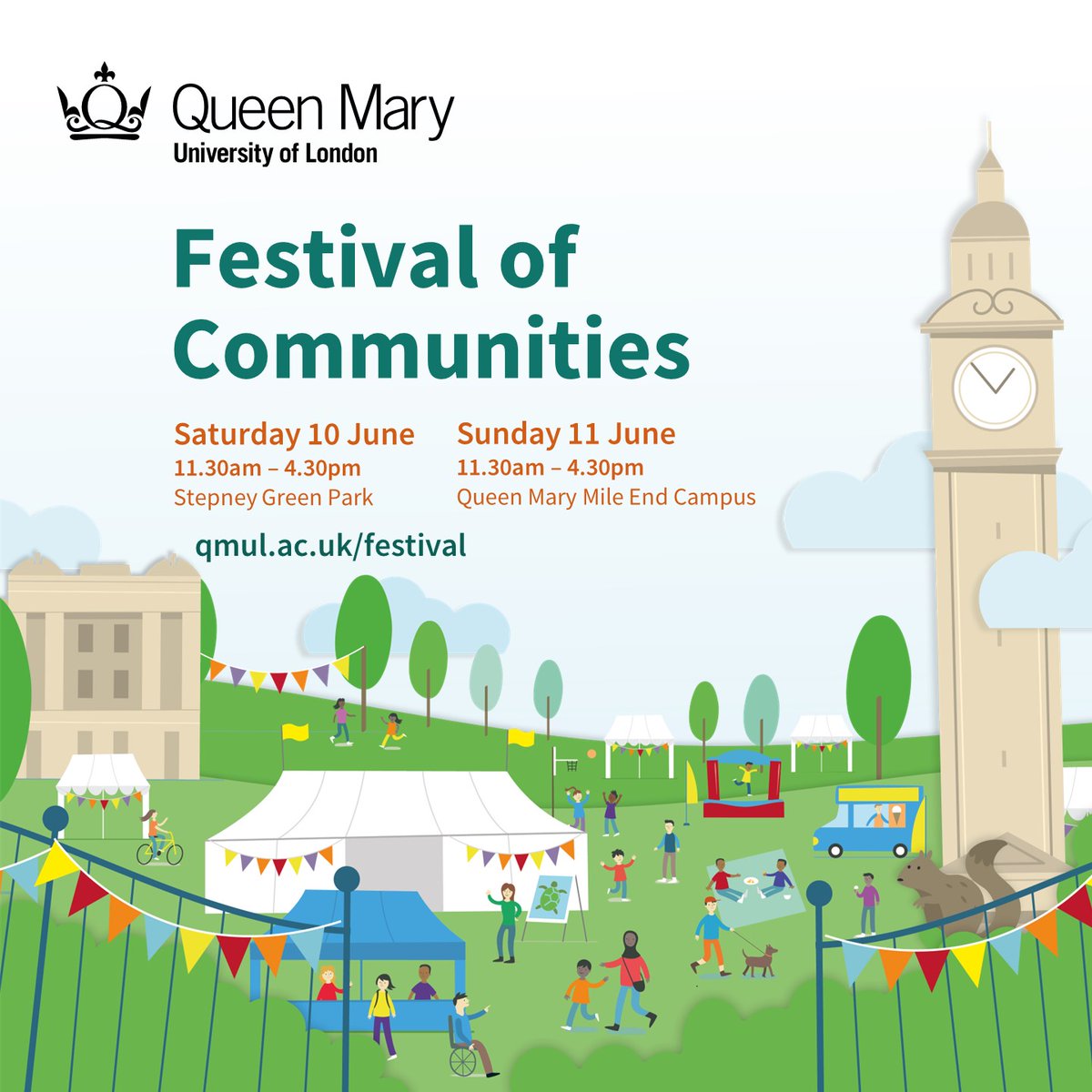 Join the North Thames Agile Team at the Festival of Communities on Saturday 11 June in Stepney Green Park at 11.30-4.30pm for free family activities, workshops and games. It’s going to be bigger than ever! #CommunityResearch #Research #Festival