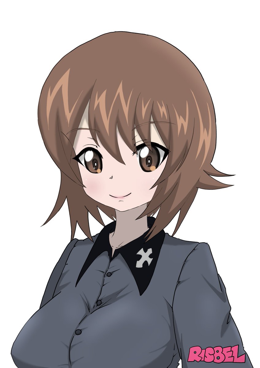 西住まほ 「聖しごおわ女学院('・ω・`)ノ」|りすべるRISBEL㌠のイラスト