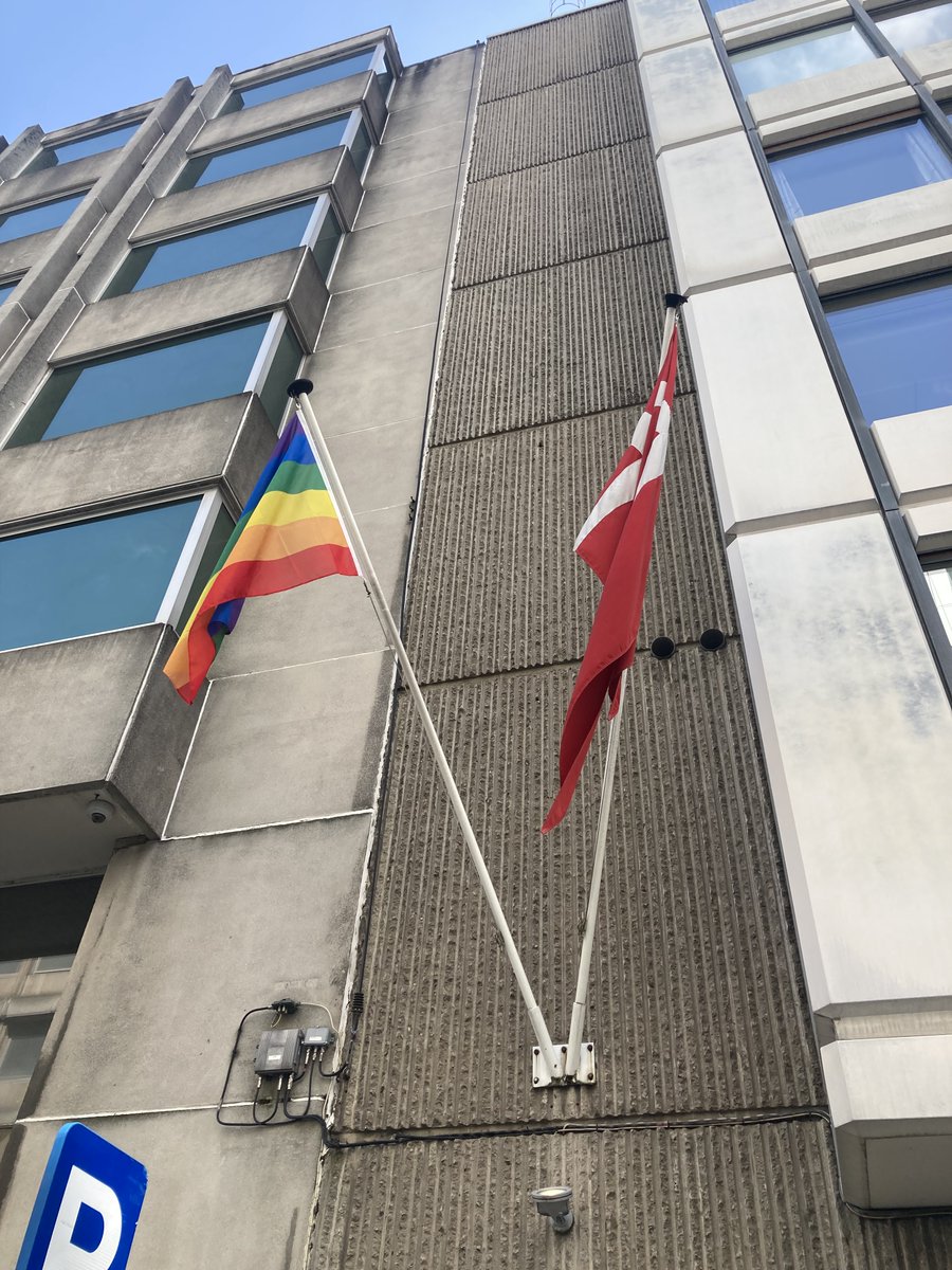 17 May is the International Day Against Homophobia, Transphobia and Biphobia #IDAHOT. Today DK marks that #humanrights are for all - no matter sexual orientation or gender identity. See you at @TheBelgianPride the Belgian &amp; European Pride Parade on May 20 #brusselspride🏳️‍🌈🇩🇰🇧🇪