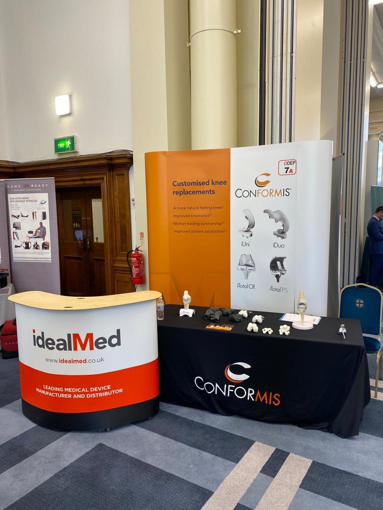 Half way through a fantastic #BASK2023 meeting in London showcasing our range of personalised arthroplasty partners including our new Osteotomy platform from Personalised Surgery.

App-based, PSI driven solutions to simplify complex surgeries.

#idealmed