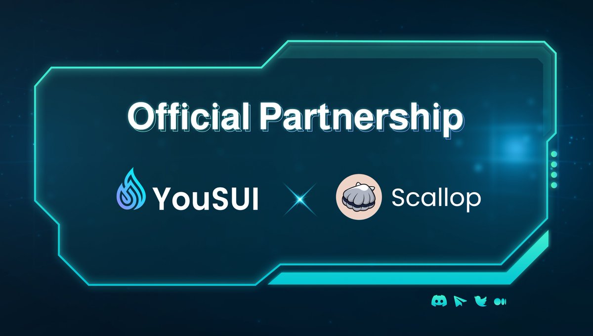 📢 Exciting News! We're thrilled to announce the strategic partnership between Scallop and YouSUI! 🤝

#Scallop is the pioneering Next Generation Money Market for the #Sui ecosystem and is also the first #DeFi protocol to receive an official grant from the @Sui Foundation 

🔗