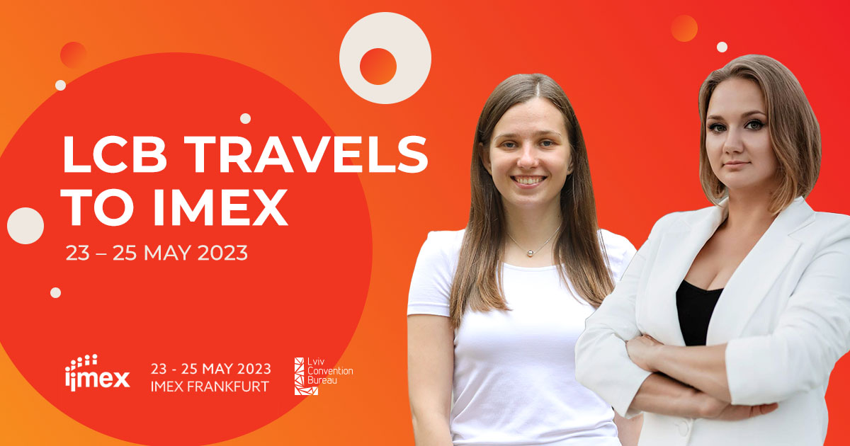 Lviv Convention (@lviv_convention) on Twitter photo A few days left until IMEX.
Looking forward to seeing all our friends and thank you for the huge support you gave us during this hard year.
Welcome to #Lviv presentation!
<a href="/OlenaPavlyuk/">Olena Pavlyuk</a>
<a href="/YunaSumfonia/">Yuliia Katynska</a>
Wednesday, May 24
2 p.m.
Stand #G310 A few days left until IMEX.
Looking forward to seeing all our friends and thank you for the huge support you gave us during this hard year.
Welcome to #Lviv presentation!
<a href="/OlenaPavlyuk/">Olena Pavlyuk</a>
<a href="/YunaSumfonia/">Yuliia Katynska</a>
Wednesday, May 24
2 p.m.
Stand #G310