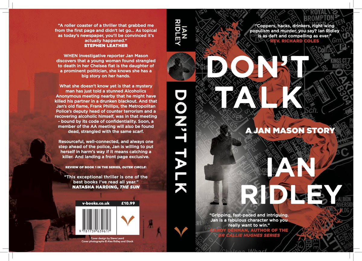 IanRidley1's tweet photo. Been listening this morning to readings from my crime novel #DONTTALK by @glamvicar. She's reading it brilliantly and beautifully, and captured perfectly my gutsy protagonist, @janmasonjourno. Should be available as an audiobook next month. #BookTwitter #CrimeAndThriller https://t.co/vRE40HaRQu