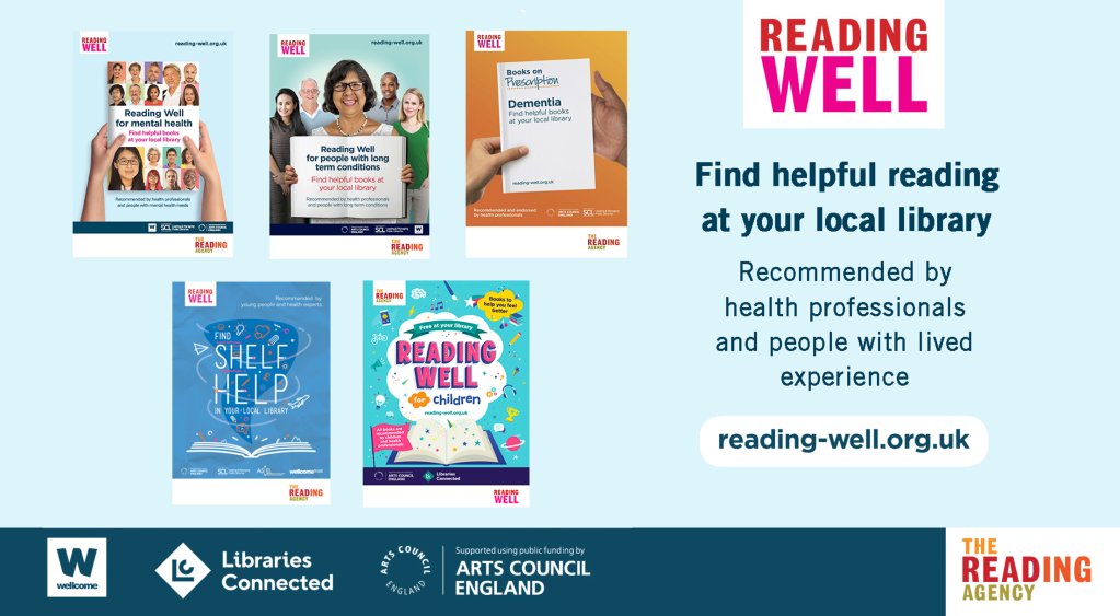 It's #MentalHealthAwarenessWeek. Anxiety is a normal emotion in us all, but sometimes it can get out of control and become a mental health problem. Our #ReadingWell collections can help people of all ages through difficult times: bit.ly/MHAWeek23. #Wellbeing