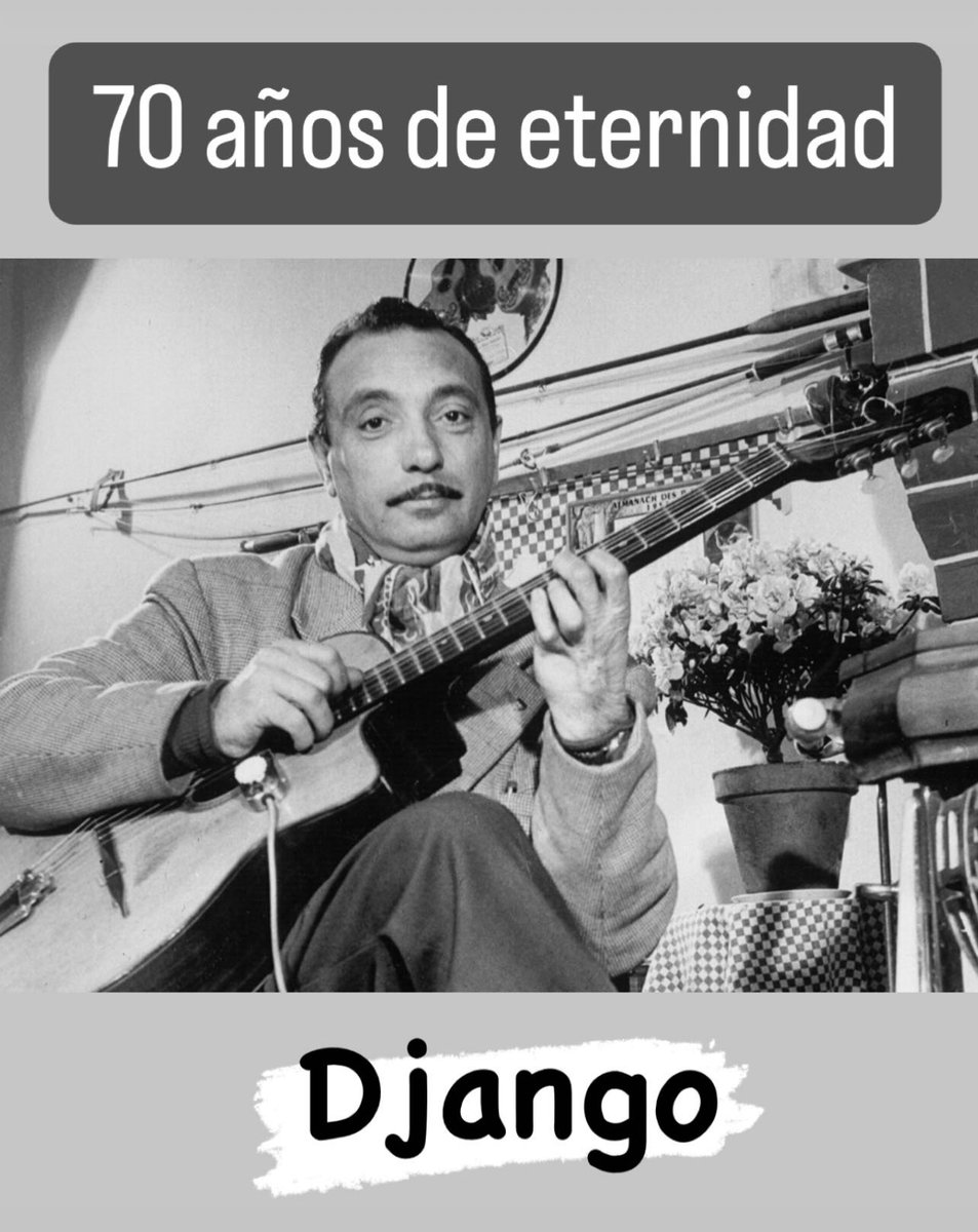 A 70 años de su partida, sigue haciendo escuela la guitarra gitana de Django Reinhardt #jazz #django #manouche