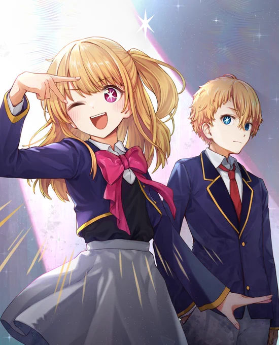 アニメ楽しみ!ジャンプ+の更新楽しみ! #推しの子イラスト