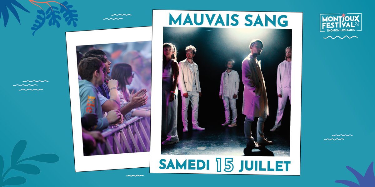 Mauvais Sang ; 

Evoluant dans un univers sombre, déjanté et majestueux, le groupe Mauvais Sang envoutera les auditeurs du Montjoux lors de la soirée rock du samedi 15 juillet, aux côtés d’-M-, Royal Republic et Moïzo.

🎫 montjouxfestival.com
#Hautesavoie