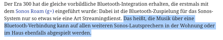 FlorianChristof's tweet photo. @CarFreiTag @futurezoneat Die Kollegen von Golem kommen übrigens zu dem selben Ergebnis. Der Era 100 ist aber der einzige Sonos-Lautsprcher, bei dem ich das Blueotooth nicht ausprobiert habe. Aber es wäre wirklich eigenartig, wenn das ausgerechnet bei dem nicht funktionieren sollte. https://t.co/T9aW6Cce8S