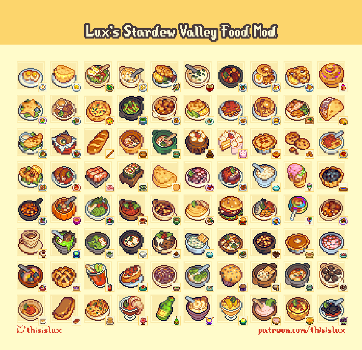스듀 요리 썸네일 바꿔주는 모드중에 이거 너무 좋아함 ㅜㅜㅜ  
nexusmods.com/stardewvalley/…