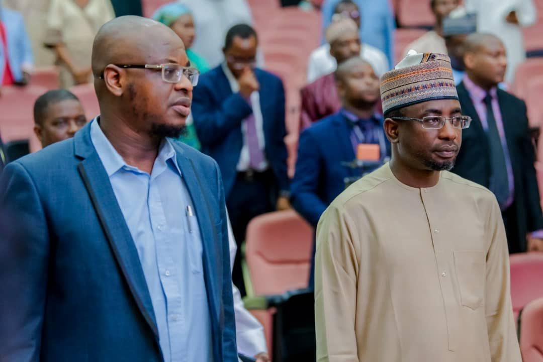 iameneji's tweet photo. DIGITAL ECONOMY

The Hon Minister of Communications and Digital, Professor Isa Ali Ibrahim Pantami, had officially launched the National Blockchain Policy that will create jobs, boost economy &amp; improve the lives of Nigerians.
#DigitalNigeria
#BlockchainNG #BlockchainNigeria https://t.co/QLuJyojzo5