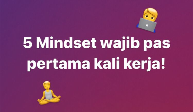 kuncie_id's tweet photo. Buat yang baru keterima kerja,
5 mindset ini bakal bantu kamu berkembang & terhindar dari hal buruk pada karirmu yang masih belia itu.
Yuk disimak! #TipsKerja #TipsMagang https://t.co/cSGKu0Ge67