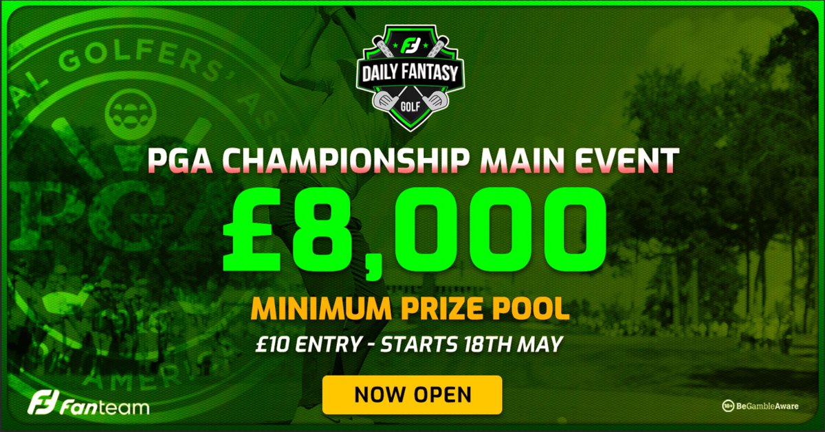 FanTeamOfficial's tweet image. PGA CHAMPIONSHIP 🏆

We are just a day away from the #PGAChampionship at the beastly Oak Hill course, NY🌳

The best players from the #PGAT and #LIVGolf go at it again in the second Major of the year🤺

Make your team of 6️⃣ in our Main Event contests🏌️

Thursday, 12:00 BST ⏰