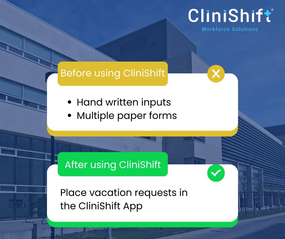 CliniShift's tweet image. CliniShift enables #healthcare organizations to increase their internal capacity to fill #openshifts. Find out below how our #schedulingsoftware benefitted a large healthcare organization in the USA during a pilot programme carried out between October 2020 and October 2021.