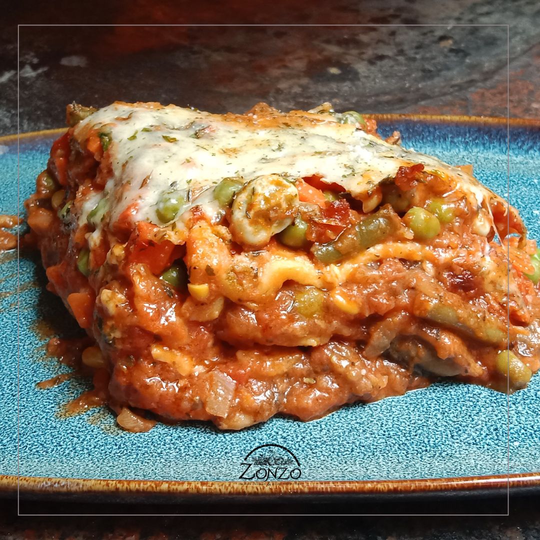 Vegetable Lasagna - Are you vegan? We got your back #lasagna #vegetablelasagna