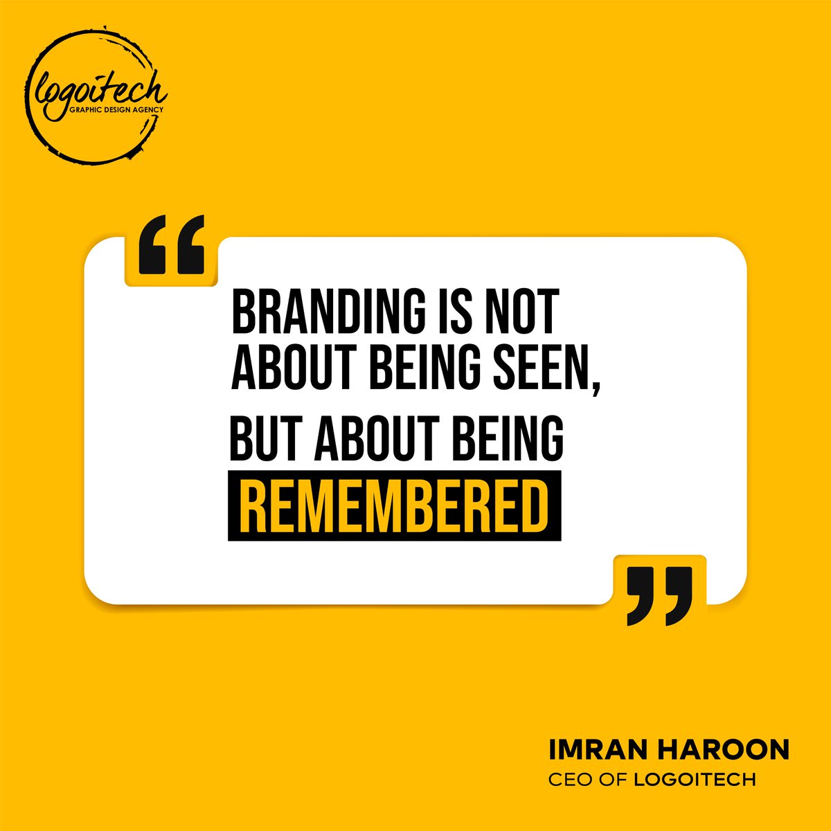 Branding is not about being seen, but about being remembered.

Logoitech
logoitech.biz
#branding #memorable #designconsultancy #designconsultants #brandidentity #branddesign #corporatebranding