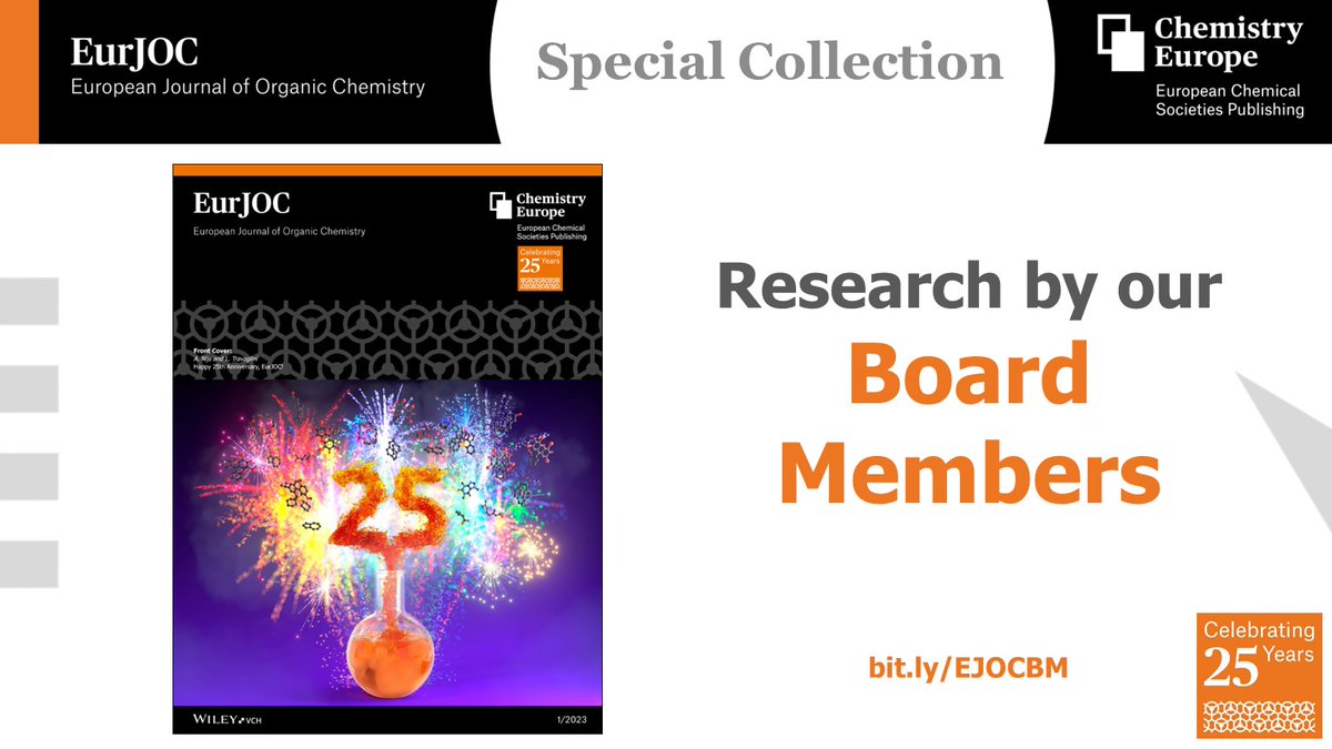 We put together a collection of great papers by our past and current board members ➡️bit.ly/EJOCBM Work by @mathiassenge @HajimeIto_1 @DrGregor2 @BessetTatiana @SukhorukovAlex @Dhevalapally @MolinaGroup @protti_stefano @EmmanuelMagnier @FarinolaGroup @LabWaser & more!