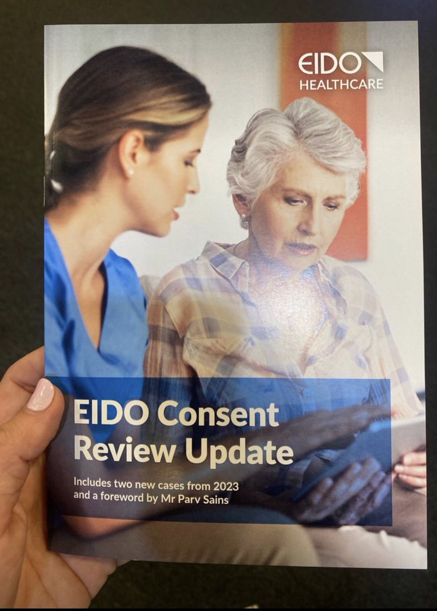 Looking Forward to presenting with Mr Simon Parsons on consent at the ASGBI conference in Harrogate tomorrow <a href="/asgbi/">ASGBI</a> <a href="/EIDOhealthcare/">EIDO Healthcare</a>