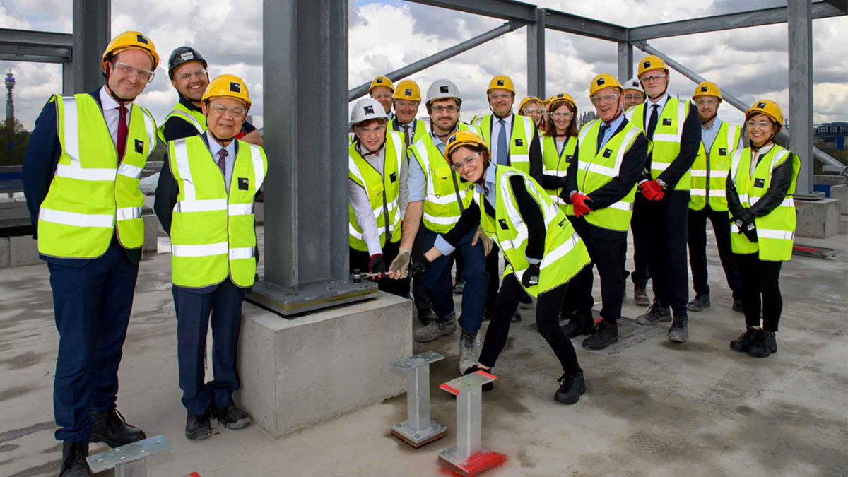 We celebrated the topping out of  UCL's new world-class translational #neuroscience centre last week @UCLIoN  @uclh @UCLBrainScience @UCLEstates @HealthUCL @UKDRI 

To read more about the project, click here - ow.ly/logV50OpiLE #256GraysInnRoad