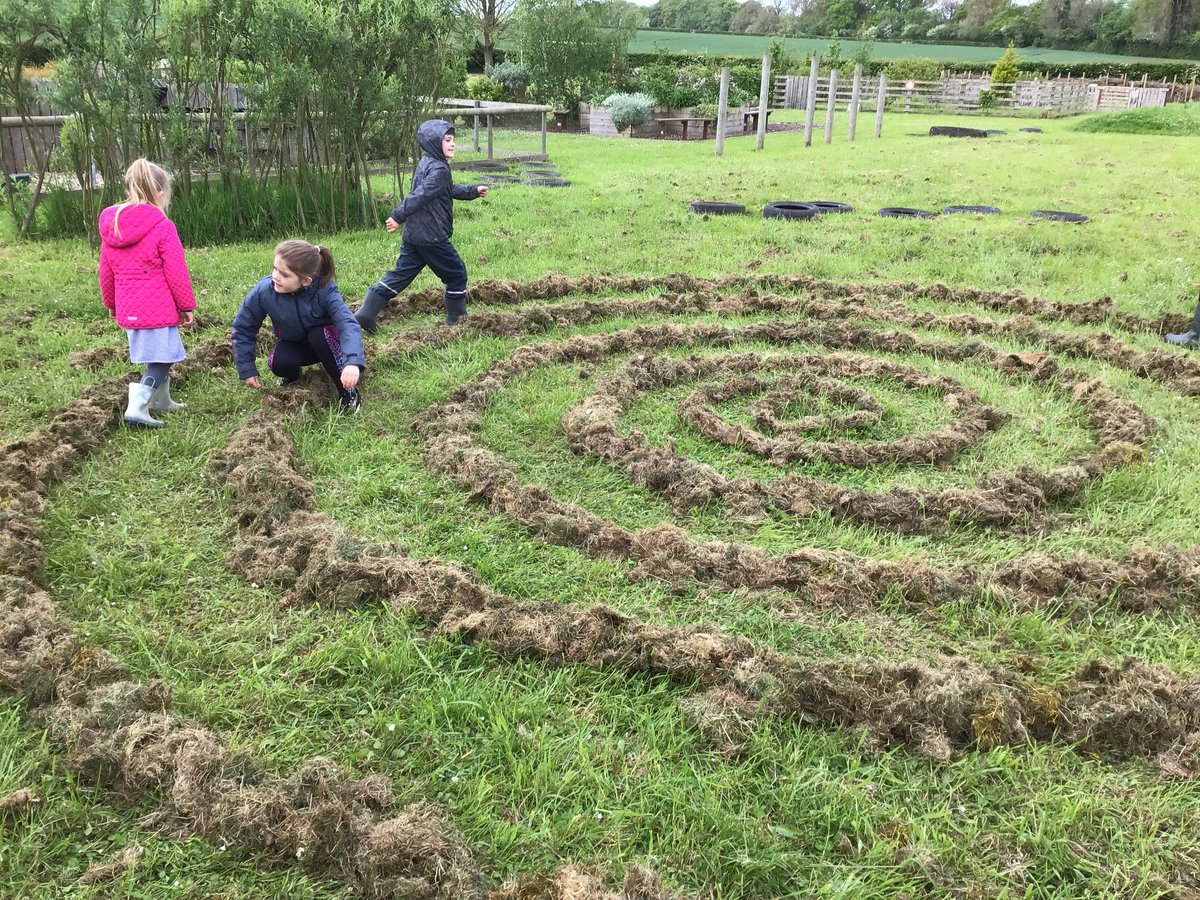 We’re busy working with the land artist James Brunt to create some fabulous outdoor art.