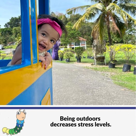 Being outdoors decreases stress levels.

Luangkan masa bersama dan benarkan mereka bebas bermain.

#beloncas #bermaintanpagajet #playislearning #playmatters #smarparenting