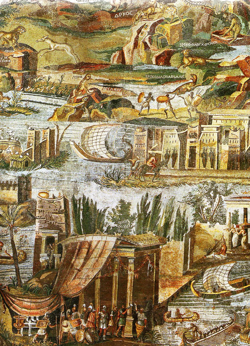 Uno de los mosaicos más importantes del arte clásico es el que se realizó en el periodo alejandrino en el siglo I a.C. a finales del período helenístico en la antigua Praeneste, es el conocido como «mosaico de Palestrina».

Este fabuloso mosaico de más de cinco metros de ancho y…