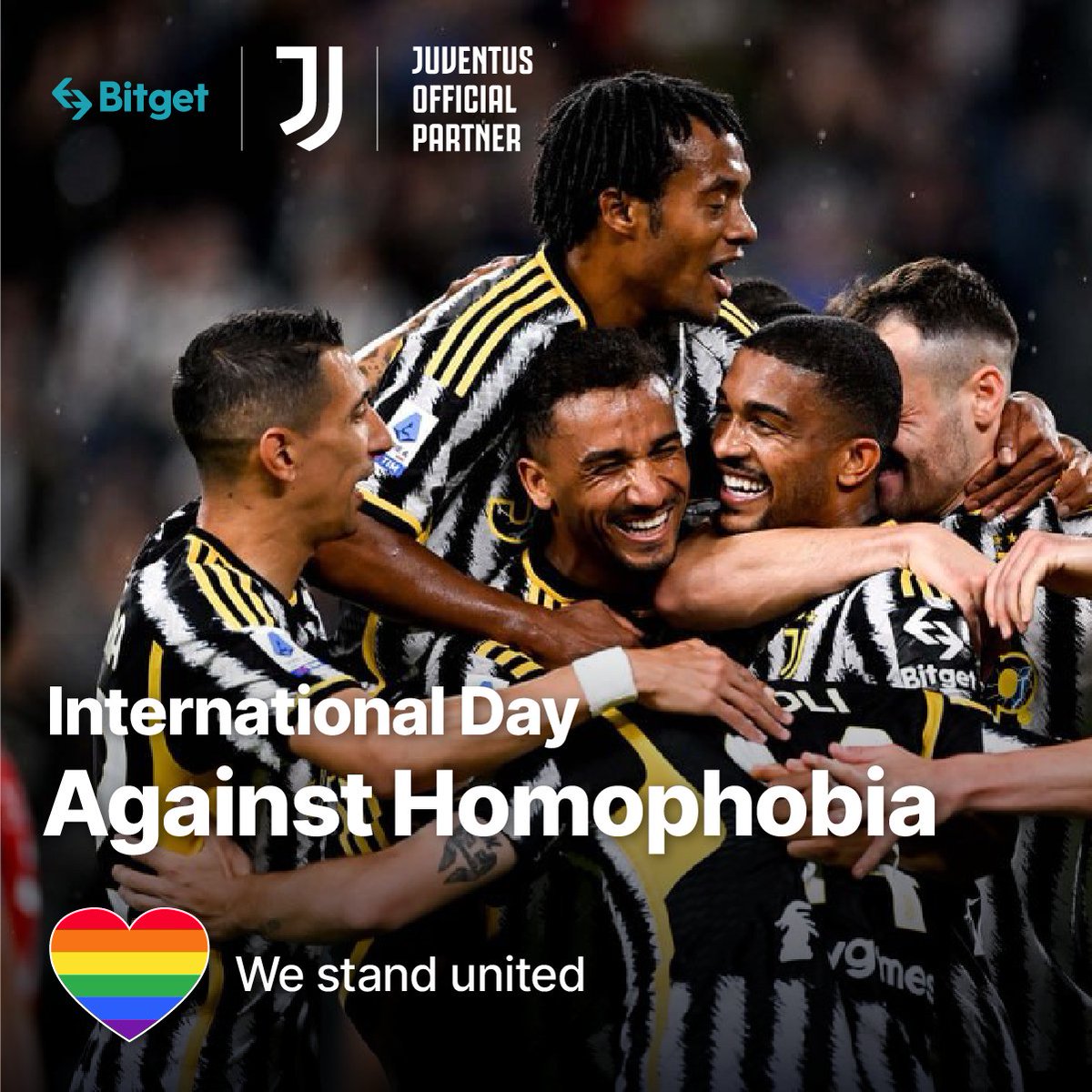 🏳️‍🌈 Oggi, uniti contro l'omofobia con @Bitgetglobal. 

#TakeYourShot