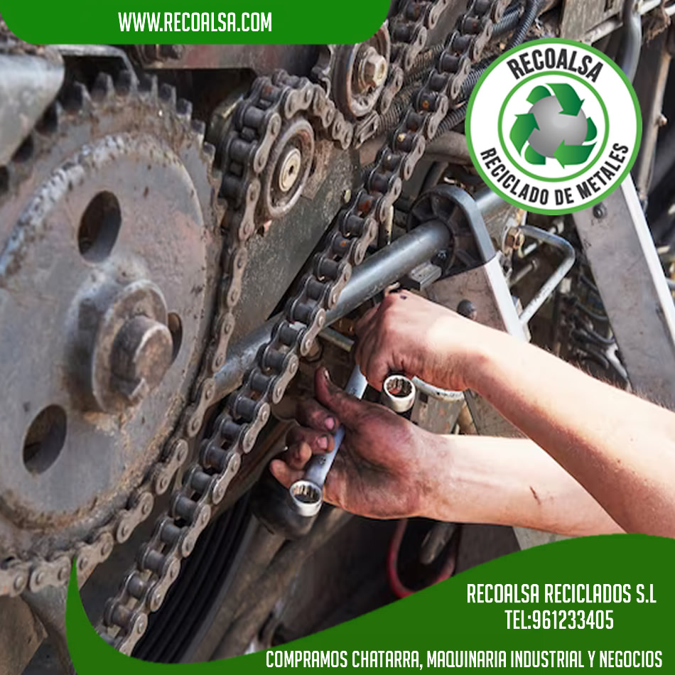 “Mira de cerca al presente que estás construyendo, porque debe parecerse al futuro con el que sueñas.” 

Compramos todo para chatarra Whatsapp tel: 637 77 77 99
Máxima valoración.
lnkd.in/e8gfRbM5

#Desmontajesindustriales #Negocios #Valencia #Empresas #Chatarra #Metales