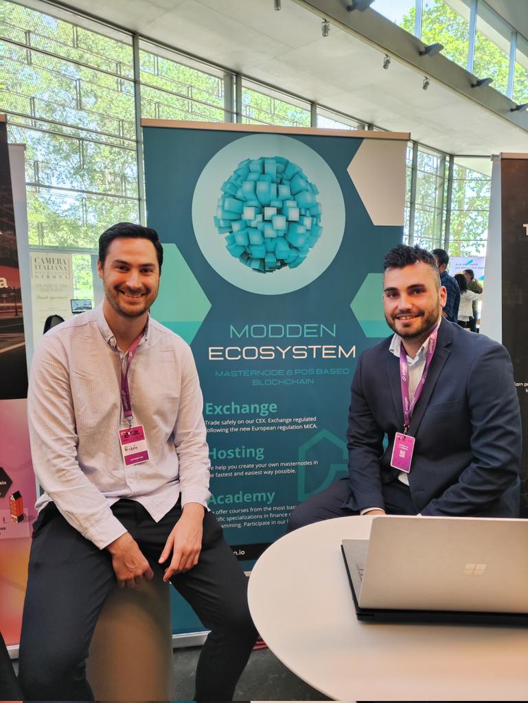 ModdenTech's tweet image. Blockchain event! Keep growing!