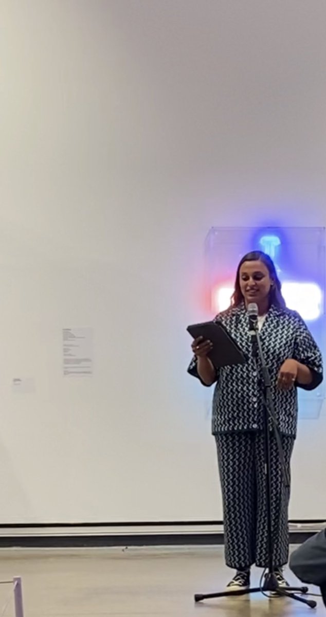 shaniecem_'s tweet photo. it was great to be a commissioned artist for the latest instalment of gallery lates at @AttenboroughAC !! my first time performing poetry in a gallery space &amp; it felt great, a wonderful event filled with creativity to celebrate the current exhibition by @marblesculptor https://t.co/ZqxpkEB3Lf