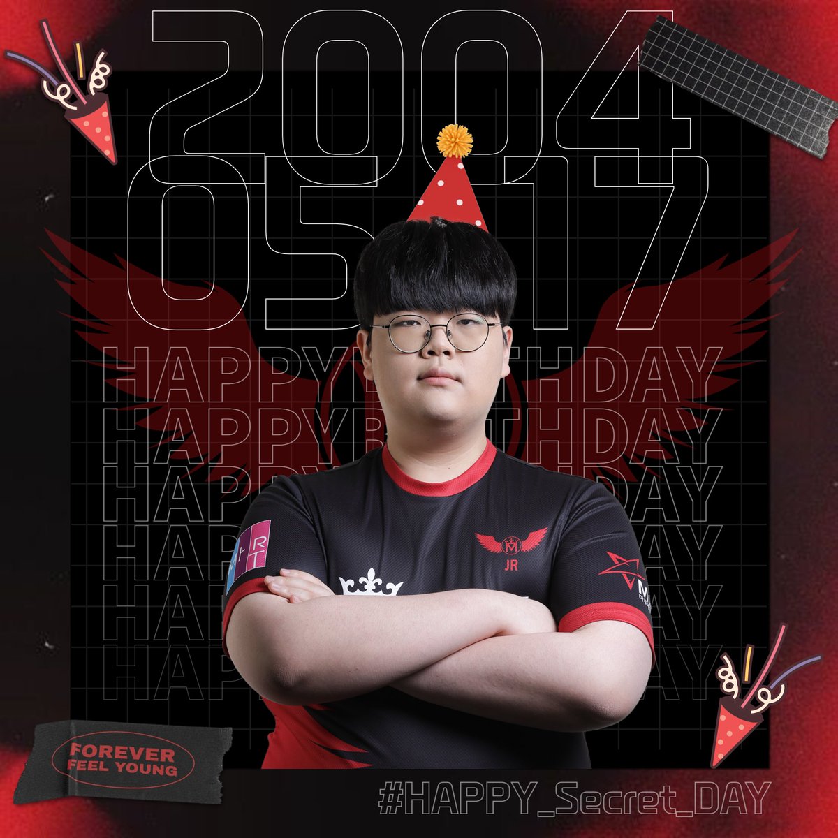 쉿~ 오늘은 MARU GAMING의 'Secret' 박현호 선수의 20번째 생일입니다🎉
모두가 아는 비밀인데 마루게이밍의 섹시한 오더! 'Secret' 선수와 우리들만의 비밀을 더 만들고 대회에서 승리할 수 있도록 많이 응원해주세요! 🎂
'Secret' 선수의 생일을 진심으로 축하합니다~!