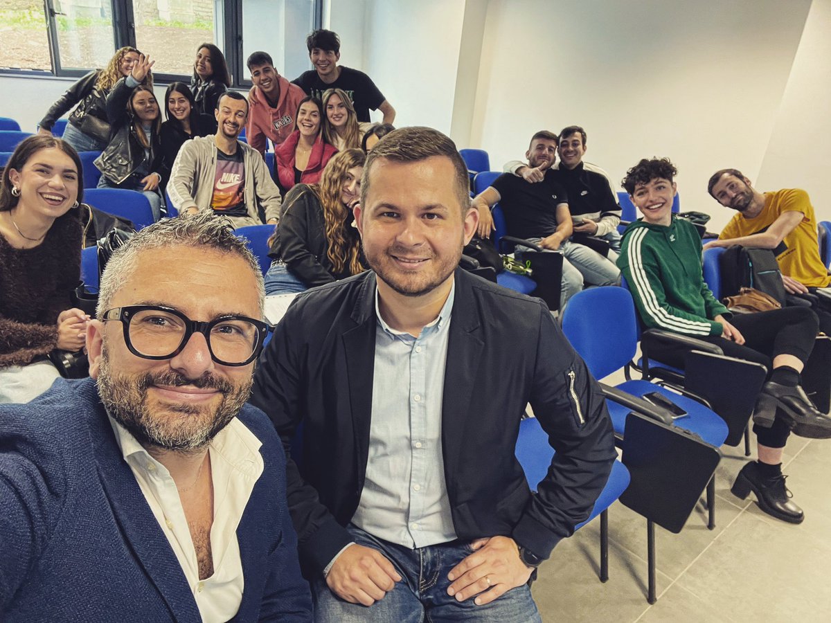 marcovaleri8's tweet photo. It was a pleasure to welcome to Professor Lukas Copus, Head of Management at Comenius University in Bratislava
Thank you for visiting and lecturing at the Organizational Behavior course, Niccolo’ Cusano University
#management #university #students #erasmus #internationalisation https://t.co/4RJp3ZHh9v