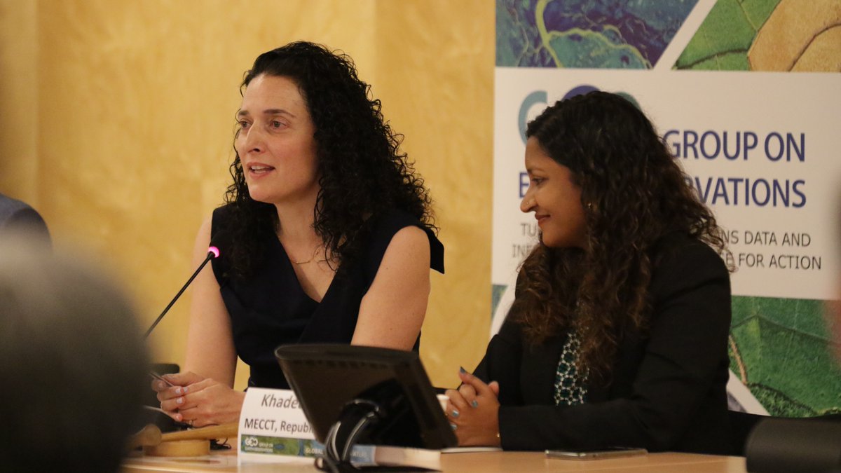 GEOSecretariat's tweet photo. "We all know the urgent challenges on Ecosystems. Today is a chance to see a path towards a sustainable future, where the Global Ecosystems Atlas translates data into intelligence for global and local action." @YanaGevorgyan1 opening the first #GEOAtlas convening. https://t.co/tsVztUzRBb