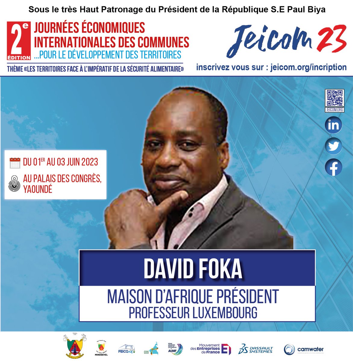 Sera présent au JEICOM23
Will be present at JEICOM23