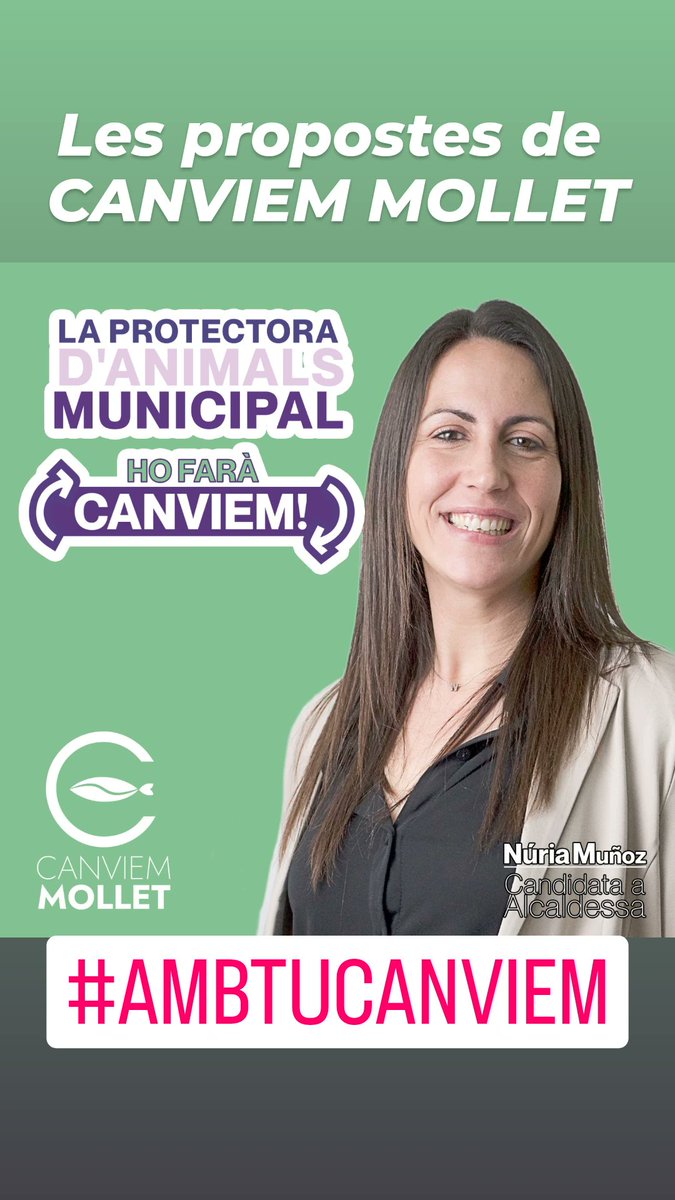 Les propostes de CANVIEM MOLLET
#AmbTuCanviem
#TornaLaIlusióAMollet
#Mollet