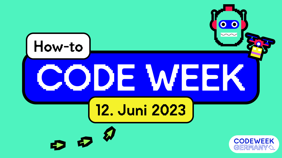 codeweekHH's tweet image. Aufgepasst📢📢 Ihr wollt Teil der #CodeWeek werden und zum Beispiel einen Workshop anbieten, wisst aber noch nicht genau wie? 🤔 Dann seid bei unserem #HowToCodeWeek am 12. Juni dabei🎉🎉
#codeweekcreations #coding #making
➡️ bit.ly/3IgTVLD