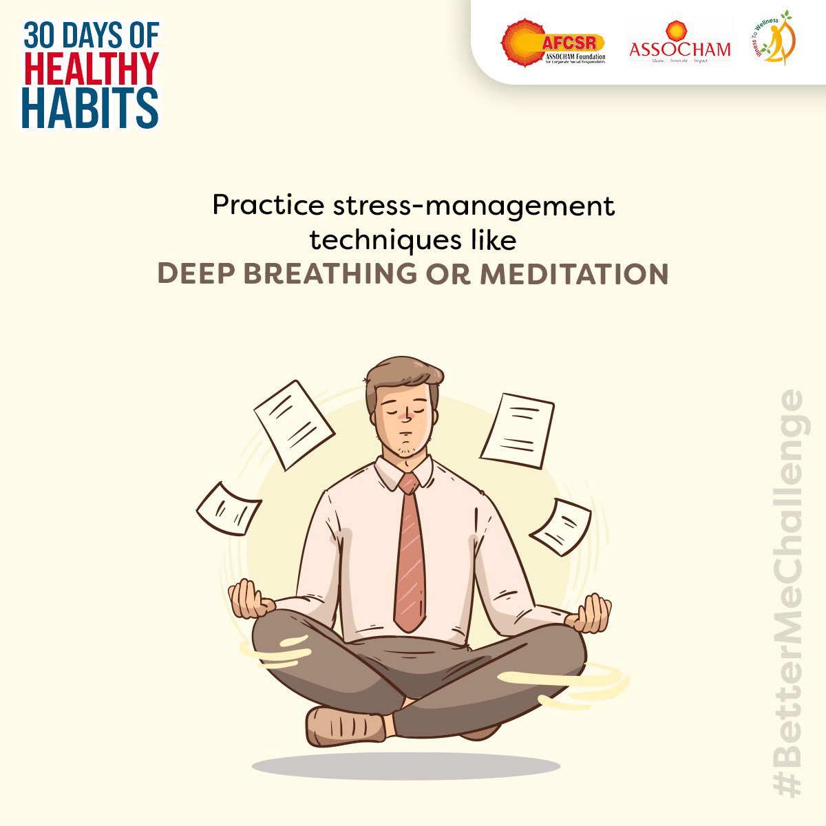 itwsays's tweet image. Elevate your well-being through stress management &amp;amp; exercise! 

#BetterMeChallenge #30DaysofHealthyHabits #IllnessToWellness