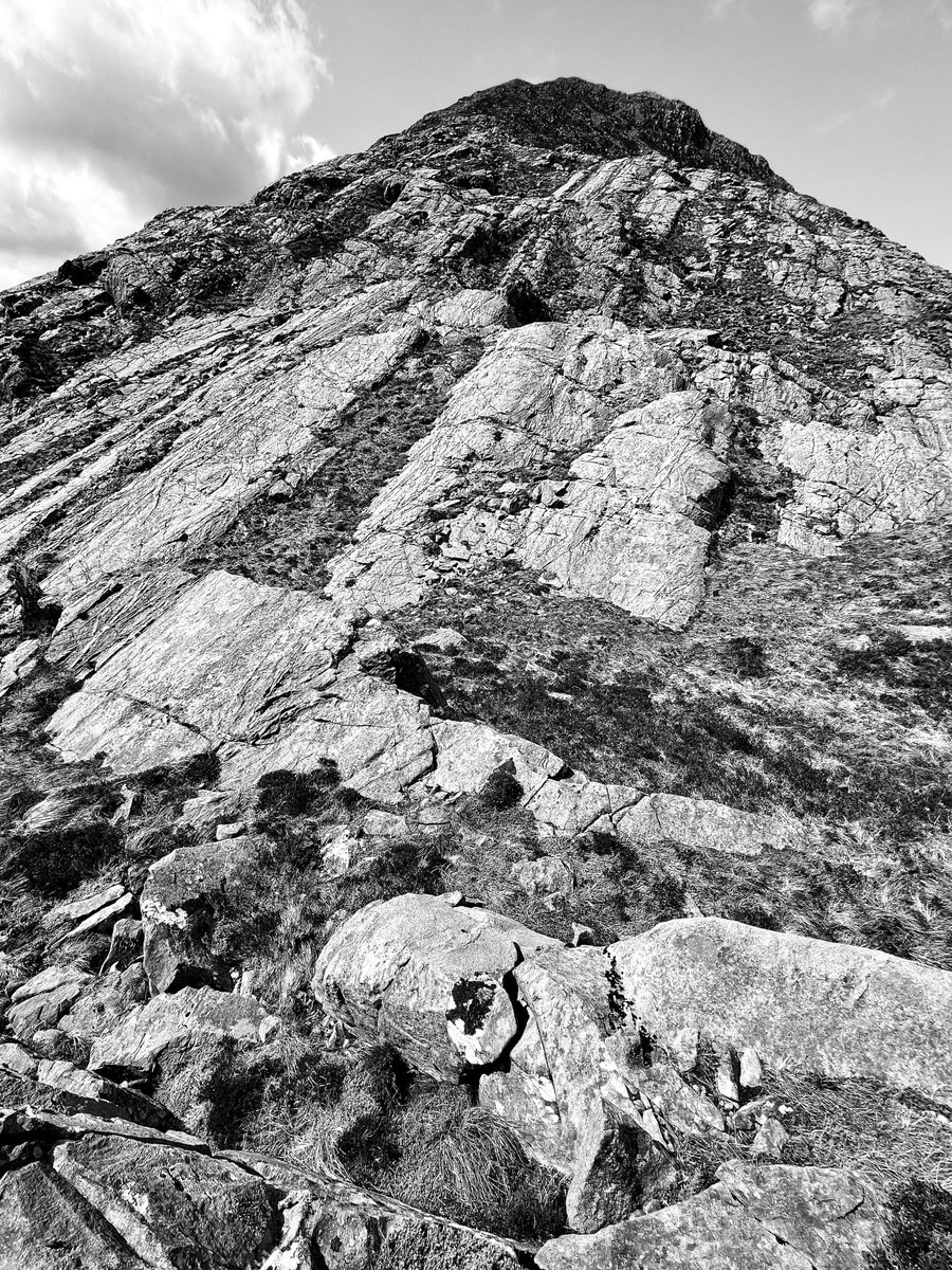 The rocky east ridge of Beinn May Caillich. #Corbetts