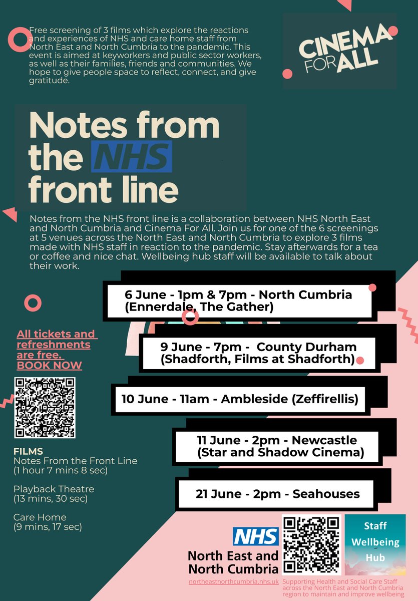 North East and North Cumbria Staff Wellbeing Hub tweet media