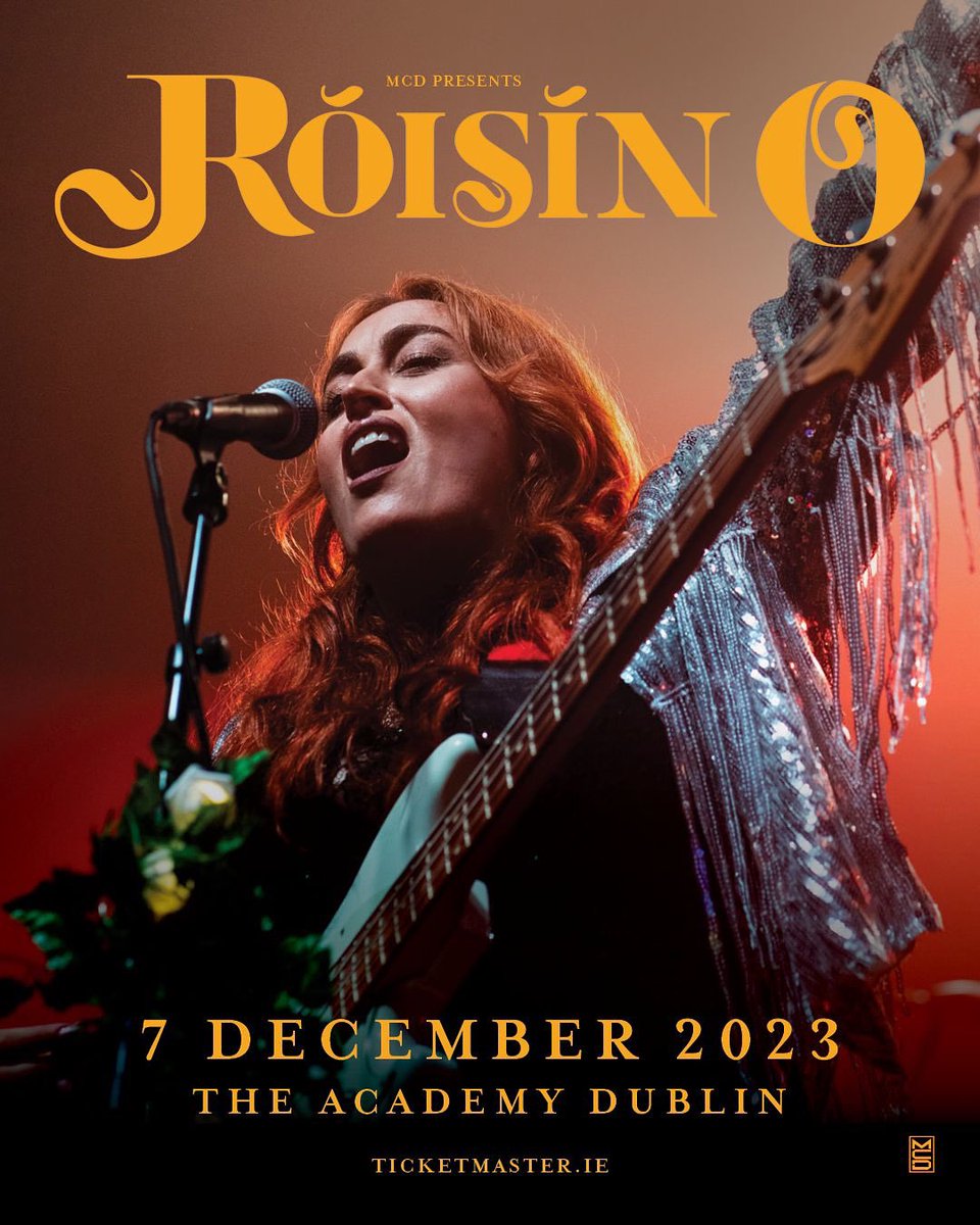 Tickets are on sale now for my next Dublin show in The Academy on December 7!! Get yours here: ticketmaster.ie/roisin-o-dubli…