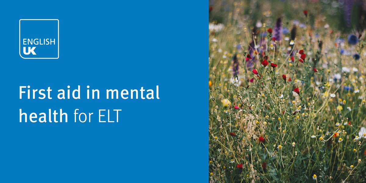 Our First Aid in Mental Health training, tailored for staff at #UKELT centres, is taking place today during #MentalHealthAwarenessWeek.

Delegates will learn how to provide advice and practical support to students and implement a positive mental health culture in the workplace.