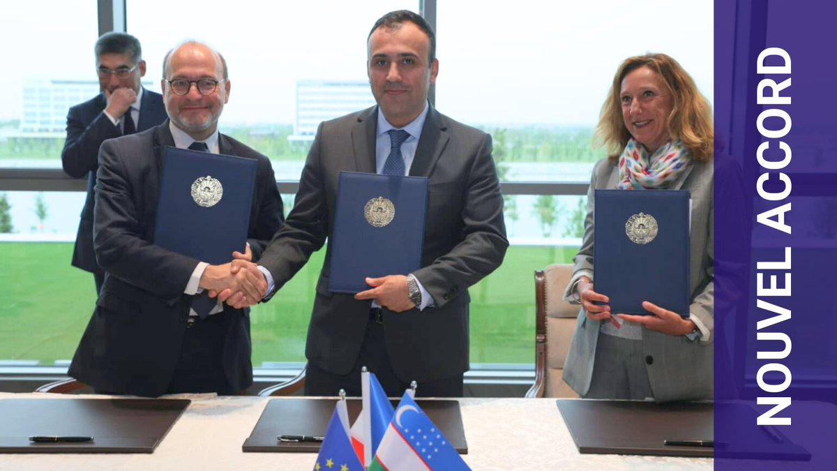 AFD_France's tweet photo. Avec @EU_Tashkent &amp; @minecofinuz nous nous sommes engagés pour un programme d'assistance technique sur l'#économieverte en #Ouzbékistan. 
Il inclue des formations sur les outils de comptabilisation des émissions, les investissements/ la taxation verts.

➡️https://t.co/UIlmftJnaN https://t.co/VFZYoW6Ym4