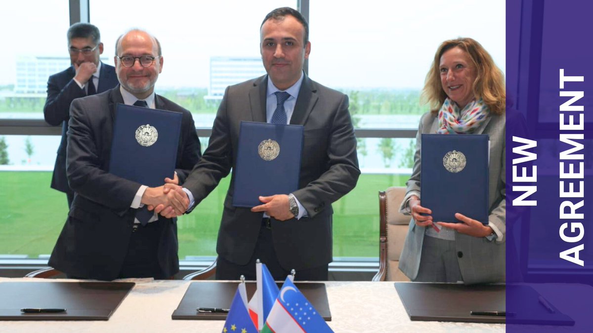 AFD_en's tweet photo. Today, we are committed with @EU_Tashkent, @minecofinuz to a technical assistance program for a #GreenEconomyin #Uzbekistan.

Training will be provided to the Uzbek administration on #emissionaccounting tools, #GreenInvestmentsor green taxation ➡️ https://t.co/UHIOAWuexL https://t.co/LkEtv7h5Tm