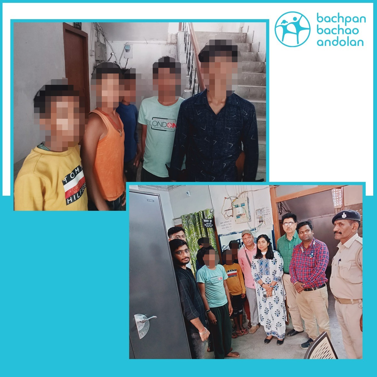 BBAIndia's tweet photo. #RescueAlert
Bachpan Bachao Andolan along with #DistrictTaskForce, Motihari rescued 6 children aged 12-14 years, from roadside dhabas in #Motihari, #Bihar. Children have been sent to #ChildCareInstitutions. #LabourDepartment to initiate legal action.
#everychildmatters https://t.co/pNa3ixjmfU