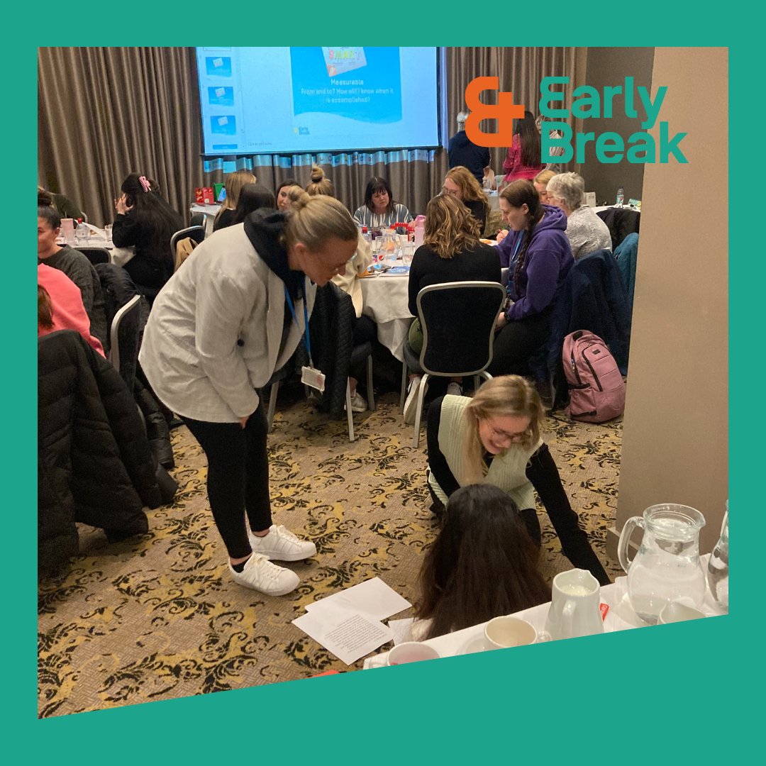 Our #EHWB team recently attended an away day. #EarlyBreak work hard at being a #learningOrganisation and having away days allows our teams to be #reflectivepractitioners and build on our #interventions to support with #anxiety, #mindfulness exercises, and #creativetherapies