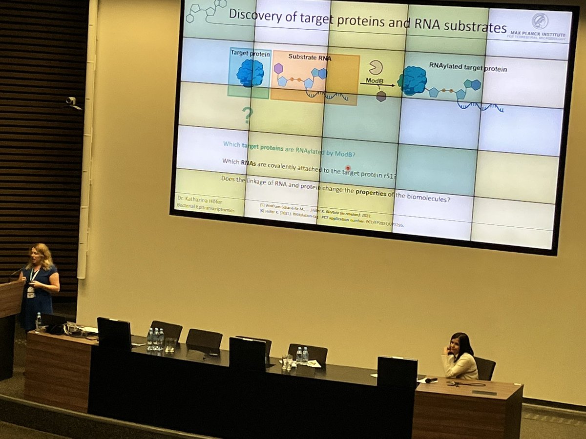 Excellent talk about RNAylation by @HoeferLab at #EMBOnoncodingRNA in #Poznan today. Great session chaired by @ga_costabile and organized by @buszczynska @Katarzyna_Solka @_Rory_Johnson_ @GOLDLab_UCD