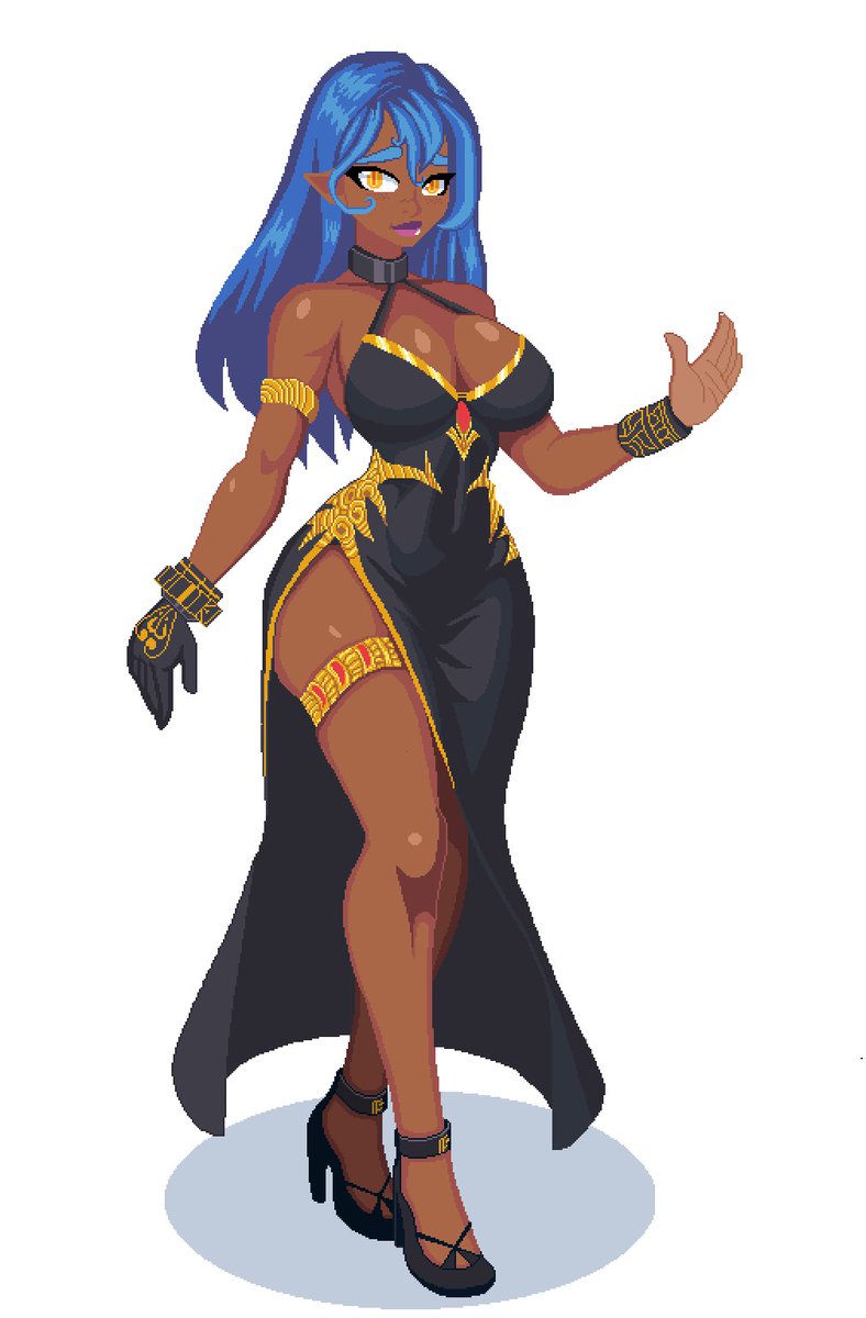 I was having too much fun drawing Penelope again. #pixelart #OC #characterdesign