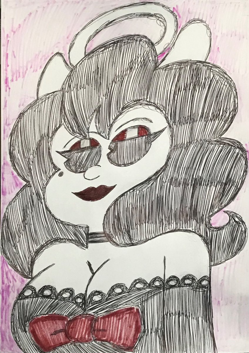 Her-

#bendyandtheinkmachine 
#bendyandthedarkrevival
#aliceangel 
#drawing